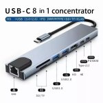 Hub usb c adaptateur usb - c 8 en 1 avec hdmi 4k pd 100 w usb 3. 0 ethernet rj45 lecteur de carte sd ... Hub usb c adaptateur usb - c 8 en 1 avec hdmi 4k pd 100 w usb 3. 0 ethernet rj45 lecteur de carte sd ...