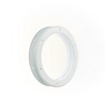 Hublot de porte métal rond blanc Ø26cm Hublot de porte métal rond blanc Ø26cm