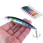 Hueihwoh� decoy set de 10 leurres app�t de p�che aux leurres pour les poissons pr�dateurs pour le brochet ...