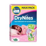 Huggies couches culottes drynites la f�e clochette fille 4 - 7 ans ( 17 - 30 kg) x16