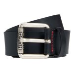 Hugo ceinture noir en cuir pour homme - grimm sz35 leather belt 278443