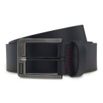 Hugo ceinture noir en cuir pour homme - grover sz35 belt 315546