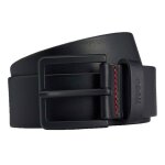 Hugo ceinture noir pour homme - gionios sz40 leather belt 291700