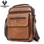 Sacoche homme humerpaul en cuir vritable - grande pochette bandoulire haut de gamme - travail & business ...
