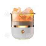 Humidificateur dair 160ml diffuseur dhuiles essentielles avec pierre de sel 7 couleurs led luminaire ...