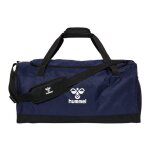 Hummel sac de sport bleu fonc pour femme et homme - core 2. 0 sports bag l marine / black 297219