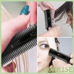 Hurrise peignes de rasoir  cheveux 3pcs hair combs double ct hair coup coupe de cheveux avec une lame ...