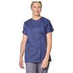Hurry jump tunique mdicale blouse de travail femme col rond manches courtes 3 poches serg bleu marine ...