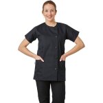 Hurry jump tunique mdicale blouse de travail femme col rond manches courtes 3 poches serg noir taille ...