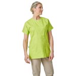 Hurry jump tunique mdicale blouse de travail femme col rond manches courtes 3 poches serg vert lime ...