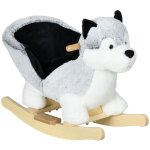 Husky à bascule pour enfants homcom cheval à bascule jouet à bascule bébé 18 - 36 mois - musique poignées ... Husky à bascule pour enfants homcom cheval à bascule jouet à bascule bébé 18 - 36 mois - musique poignées ...