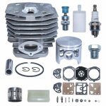 Pour husqvarna 254 154 xp 254xp kit de piston de cylindre de tron�onneuse 45mm avec bougie de d�compression ...