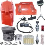 Pour husqvarna 346xp 350 351 353 tron�onneuse 45mm cylindre piston kit 503910501 537253002 537104702 ...
