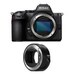 Appareil photo hybride - nikon - z5 ii + adaptateur ftz ii - capteur plein format 245mp stabilis� 5 axes ...