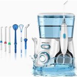 Hydropulseur dentaire - professionnel - 10 niveaux de pression - 5 buses - 800ml - poignée pivotante Hydropulseur dentaire - professionnel - 10 niveaux de pression - 5 buses - 800ml - poignée pivotante