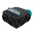 Kit e - twist&go pour wc - atlantic clim ventil - � 80 mm - ultra silencieux - capteur dhumidit� - design ...