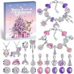 Hymarvo calendrier de lavant 2025 fille bijoux 6 - 14 ans bracelet collier fabrication cadeaux nol ado ...