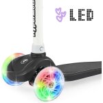 Trottinette enfants 3 + hypermotion - tringo - 3 roues - antid�rapante - roue lumineuse - hauteur r�glable ...
