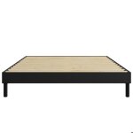 Hypnia - sommier  lattes en kit bois anthracite - 160 x 190 cm