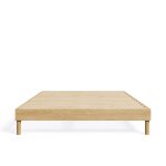 Hypnia - sommier à lattes en kit bois chêne clair - 135 x 190 cm Hypnia - sommier à lattes en kit bois chêne clair - 135 x 190 cm
