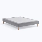 Hypnia - sommier tapissier bois massif 160 x 200 (cm)