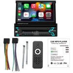 Hytobp autoradio 7 cran tactile 1 din carplay android auto bluetooth rds fm mirror link protection cblage ...