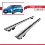 Porte - bagages de toit - hyundai - i30 estate - aluminium - 2 barres - charge utile 300 kg