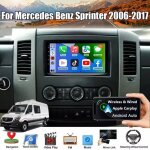 Ibeafilly autoradio pour mercedes benz sprinter 2006 - 2017 carplay 9 android 13 2 + 32g wifi avec gps ...