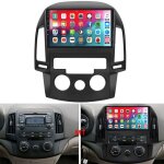 Ibeafilly carplay autoradio android 13 gps carplay 9 2go + 32 go pour hyundai i30 2006 - 2011 avec cam�ra ...