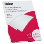 Ibico - pochettes de plastification a3 2x125 microns lot de 100 finition brillante transparentes 627321 ... Ibico - pochettes de plastification a3 2x125 microns lot de 100 finition brillante transparentes 627321 ...