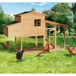 Idmarket poulailler comfort avec pondoir en bois Idmarket poulailler comfort avec pondoir en bois