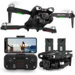Idea12pro drone avec cam�ra adulte 1080p 2 batteries dual cameras rc quadcopter 5g wifi fpv optical flow ...