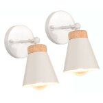 Idegu 2pcs moderne applique murale int�rieur industriellampe murale vintage en m�tal e27 luminaire murale ...