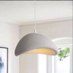 Idegu industriel suspension luminaire moderne 30cm rtro lustre en ciment plafonnier style nordique pour ...