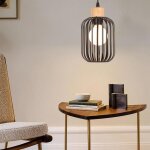 Lustre suspension - idegu - vintage - mtal noir - abat - jour rglable - design industriel