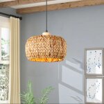 Idegu lustre industriel tissé30cm suspension luminaire vintage en fenugrec lampe plafond ajustable pour ... Idegu lustre industriel tissé30cm suspension luminaire vintage en fenugrec lampe plafond ajustable pour ...