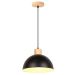 Idegu moderne suspension luminaire industriel 25cm lustre vintage abat - jour en demi - cercle plafonnier ... Idegu moderne suspension luminaire industriel 25cm lustre vintage abat - jour en demi - cercle plafonnier ...