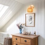 Idegu rétro applique murale industriel e27 lampe plafonnier en bois rotin brun abat - jour design sphérique ... Idegu rétro applique murale industriel e27 lampe plafonnier en bois rotin brun abat - jour design sphérique ...