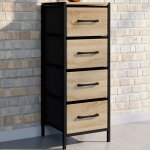 Idmarket meuble dappoint 4 tiroirs utah 30 cm chiffonnier meuble de rangement design industriel Idmarket meuble dappoint 4 tiroirs utah 30 cm chiffonnier meuble de rangement design industriel