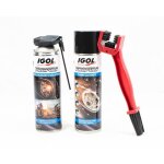 Igol - pack entretien chaîne pour moto - nettoyant chaîne 500ml + graisse lubrifiante 500ml + brosse Igol - pack entretien chaîne pour moto - nettoyant chaîne 500ml + graisse lubrifiante 500ml + brosse
