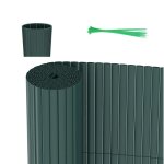 Ikodm canisse en pvc cl�ture de jardin pour le jardin stores balcon avec serre - c�bles vert 100 x 400cm ...