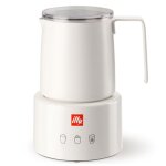 Mousseur  lait - illy - 22984 - lectrique - 250 ml - design moderne blanc