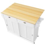 �lot central 112x40 desserte de cuisine � roulettes 1 armoires 2 tiroirs meuble de cuisine avec plan ...