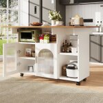Ilot central cuisine avec plan de travail ilot cuisine avec rangement amovible buffet de self - service ...