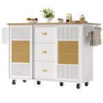 �lot de cuisinechariot de cuisine extensible avec roulettes 120x73(45)x90cmarmoire buffet avec porte ...