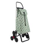 Imax isidora - chariot de course 6 roues - vert - grande capacit et stabilit parfait pour monter les ...