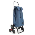 Imax mf - chariot de course - 6 roues - bleu marine - pratique et confortable grande capacit pliable ...
