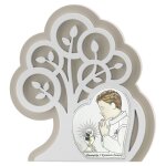 Image de sainte communion en argent avec gravure taille : 14x155cm sku: vl81401s / 1lcol