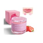 Immetee - masque gommage crme hydratante baume  lvres  la fraise 10grs