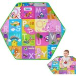 Imperm�able antid�rapant tapis d�veil et de jeux pliable doux ramper apprendre lalphabet et animaux tapis ...